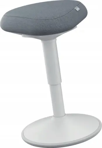 Tabure ergonomik Leitz Ergo Active, ndenjëse Comfort, gri e çelët