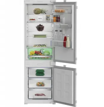 Frigorifer i integruar Beko B5BCNA295HS, ngrirës poshtë, 54 cm, i bardhë