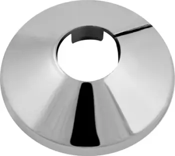 Rosetë tubi Ferro RRPC18, për tub të vetëm 18mm, set 2 copë, krom