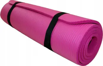 Tapet fitnesi Spartan Exercise Mat, 180 x 60 x 0.8 cm, me rrip mbajtës, rozë