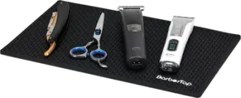Tapet berberi Activeshop Small Barber Mat, madhësi e vogël, i zi