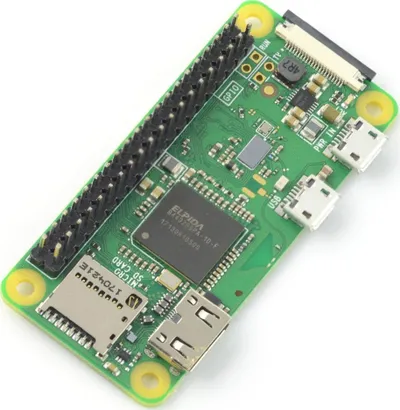 Minikomputer Raspberry Pi Zero WH, 512MB RAM, WiFi Bluetooth 4.1, me konektorë GPIO - 1