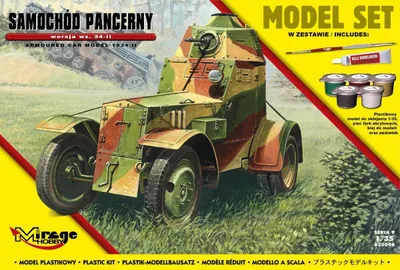 Model autoblinde Mirage Hobby 835096 1943/II, set modelimi, shkalla 1:35 - 1