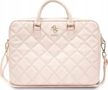 Çantë laptopi Guess Laptop Bag With Metal Logo, 15-16", rozë