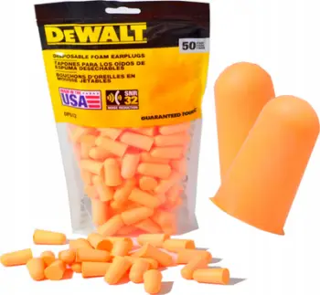 Tapa veshësh DeWALT DPG12, shkumë, 50 palë, portokalli
