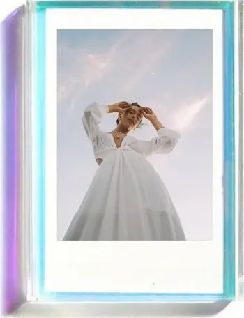 Kornizë fotografish LoveInstant Frame, transparente, efekt iridescent