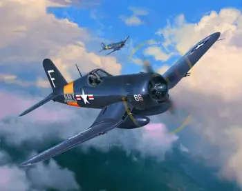 Model avion plastik Revell F4U-4 Corsair 03955, shkalla 1:72, i pambledhur, i papërlyer