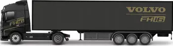 Model kamioni Bburago Street Fire Haulers Volvo FH16 Globetrotter 750, shkallë 1:43, me rimorkio Toyo Tires, shumëngjyrësh