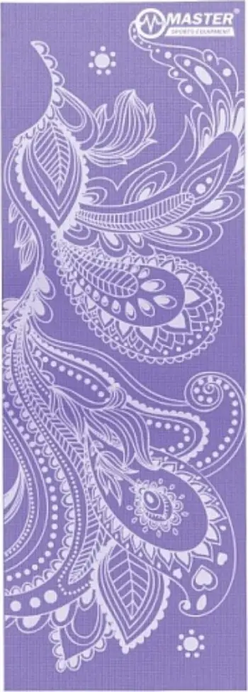 Tapet yoge Master Exercise Mat PVC 173 x 61 cm, 8 mm, shumëngjyrësh