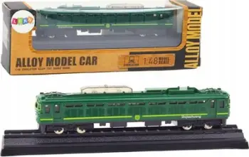 Model treni koleksionues Metal Train Wagon 1:48, 15 cm, metal, i gjelbër