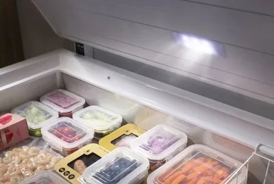 Friz horizontal Gorenje FH30EAW, ekran LED, i bardhë - 5