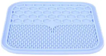 Tapet lëpirës për qen ZOLUX Silicone Licking Mat L, silikon, 30 x 30 cm, blu