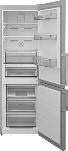 Frigorifer me ngrirës Vestfrost VCF 13186 X, i pavarur, inox, argjendtë