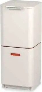 Kosh mbeturinash Joseph Joseph Totem Compact, 40L, dy ndarje, ngjyrë gur