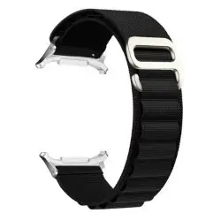 Rrip dore 4wrist, për Samsung Galaxy Watch Ultra 47 mm, i zi