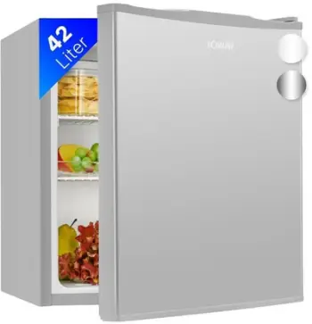 Frigorifer mini Bomann KB 7346, 42L, i lirë qëndrim, inox