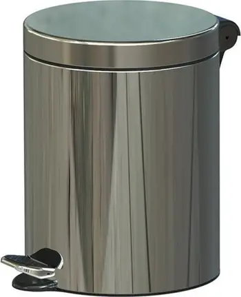 Kosh mbeturinash ALDA Freedom Fresh, 5L, çelik inox, argjendtë
