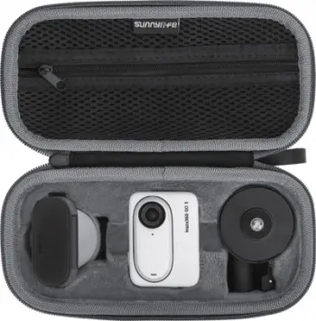 Çantë mbrojtëse SunnyLife IST-B589-D për Insta360 GO 3, e fortë, rezistente ndaj ujit, gri