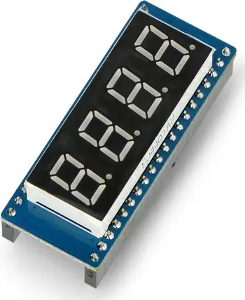 Modul ekran 4 shifror për Raspberry Pi Pico, 8 segmente, SPI kompatibil