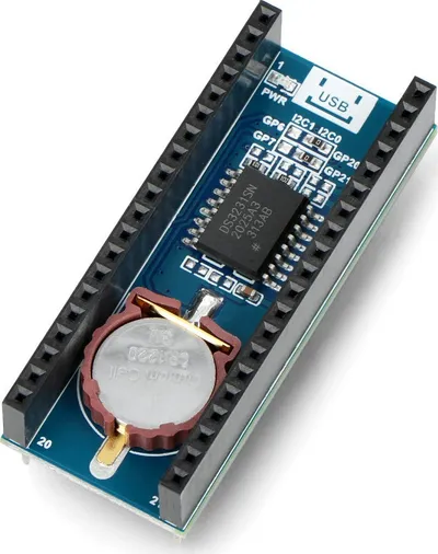Modul orë reale Waveshare DS3231, RTC, I2C, për Raspberry Pi Pico - 1