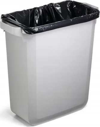 Kosh mbeturinash Durable DURABIN 60L, plastik, i bardhë - 2