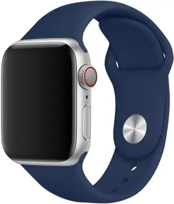 Rrip Eternico Essential për Apple Watch, 42mm 44mm 45mm, silikon, Sharp Blue, M L