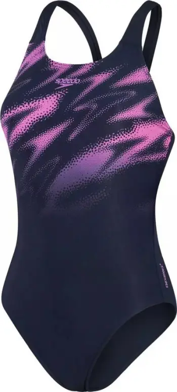 Kostum banje Speedo HyperBoom Placement Muscleback, Endurance+, navy vjollcë