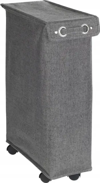 Kosh rrobash Wenko Corno Prime, 43L, me kapak dhe rrota, gri e përzier