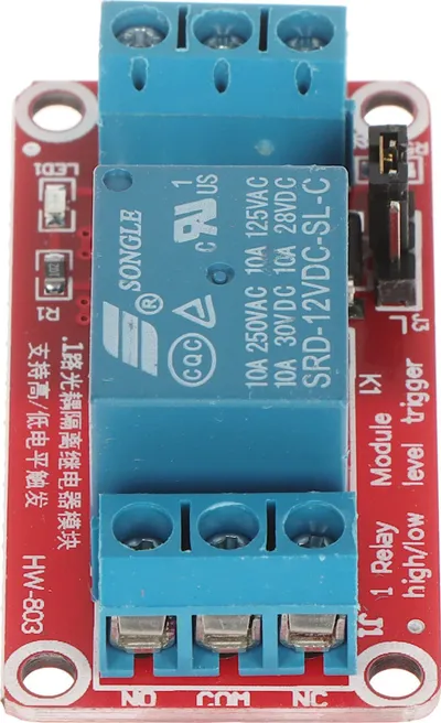 Modul rele PK-551, 12V DC, 10A, i gjelbër - 2