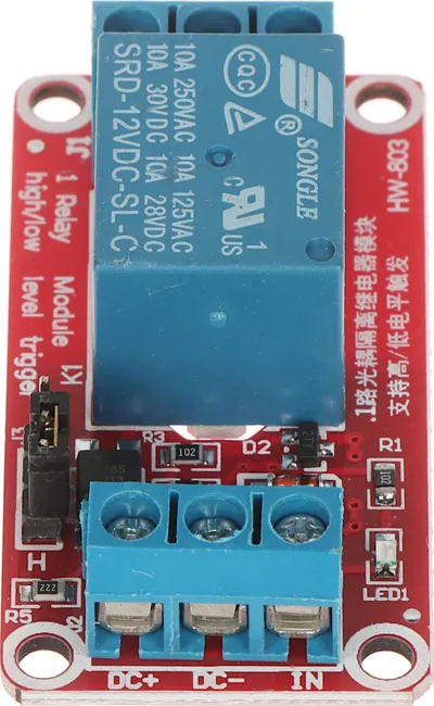 Modul rele PK-551, 12V DC, 10A, i gjelbër - 3