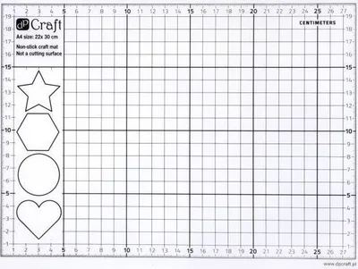 Tapet silikoni Dalprint Mat DPCRAFT, 300x220x1.5mm, transparent - 1