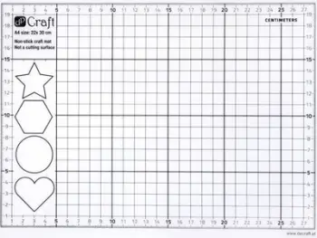Tapet silikoni Dalprint Mat DPCRAFT, 300x220x1.5mm, transparent