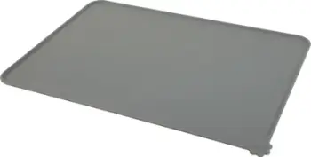 Tapet silikoni për tas qeni Zolux, M 47.5 x 30.1 cm, gri