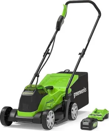 Kositëse bari Greenworks GD24LM33, 24V, 33cm, me bateri 4Ah