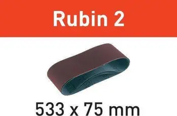 Rrip gërryes Festool Rubin 2, 75 x 533mm, grit 40, set 10 copë