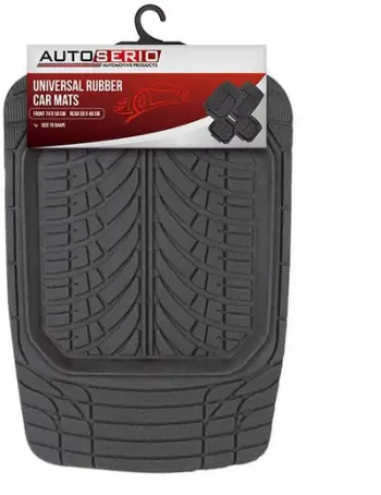 Tapeta veture Autoserio PVC, set 4 copë, universale, të zeza