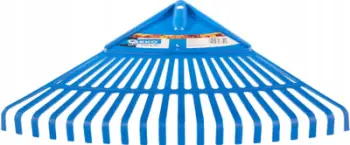 Fshesë gjethe Geko, 48cm, 20 dhëmbë plastikë, blu