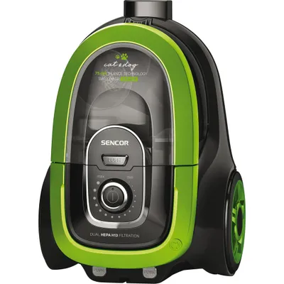 Fshesë elektrike Sencor SVC 1038GR 3AAA, 750W, e Zezë – Gjelbër - 2