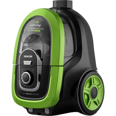 Fshesë elektrike Sencor SVC 1038GR 3AAA, 750W, e Zezë – Gjelbër - 5