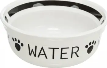 Tas qeramike për ujë Trixie Water, 20 cm, i bardhë