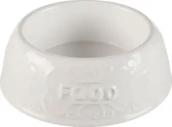 Tas qeramik për qen Ceramic Bowl Effect, 0.9L, 16cm, blu kafe shumëngjyrësh