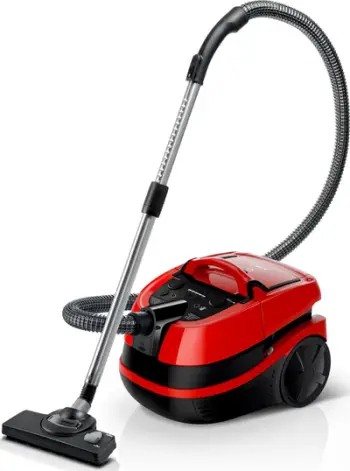 Fshesë larëse me ujë Bosch AquaWash Clean BWD421PET, filtër HEPA, thithje e lëngjeve, blu