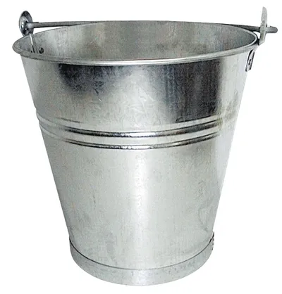 Kovë ndërtimi Profix 43214, metal e galvanizuar, 14L, metalike - 1