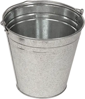 Kovë ndërtimi Topex 13A703, metal i galvanizuar, 12L, argjendtë
