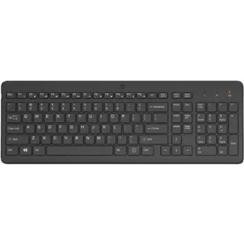 Tastierë wireless HP 225, madhësi e plotë, bllok numerik, e zezë