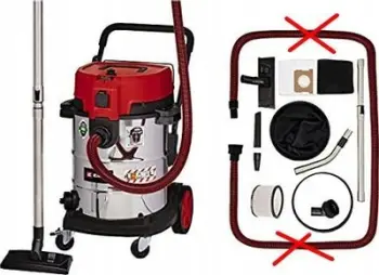 Fshesë industriale Einhell TE-VC 2350 SACL, 1600W, depozitë 50L inox, e argjendtë
