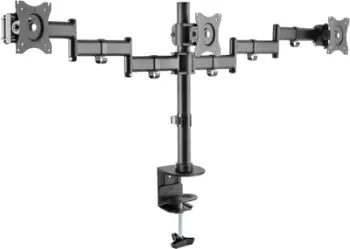Krah monitori AlzaErgo Arm T05B, deri 27", montim në tavolinë, i zi