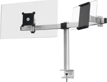 Krah i dyfishtë për monitor dhe tablet Durable Mount Pro, 21" 27", VESA 75 100, i zi