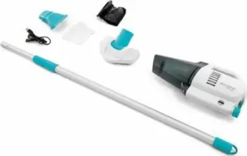 Fshesë elektrike pishine Intex Zr100, pa kabllo, rikarikueshme, gri