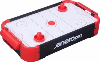 Tavolinë air hockey Enero Pro, 60.9×32.5×14cm, portativ, e zezë
